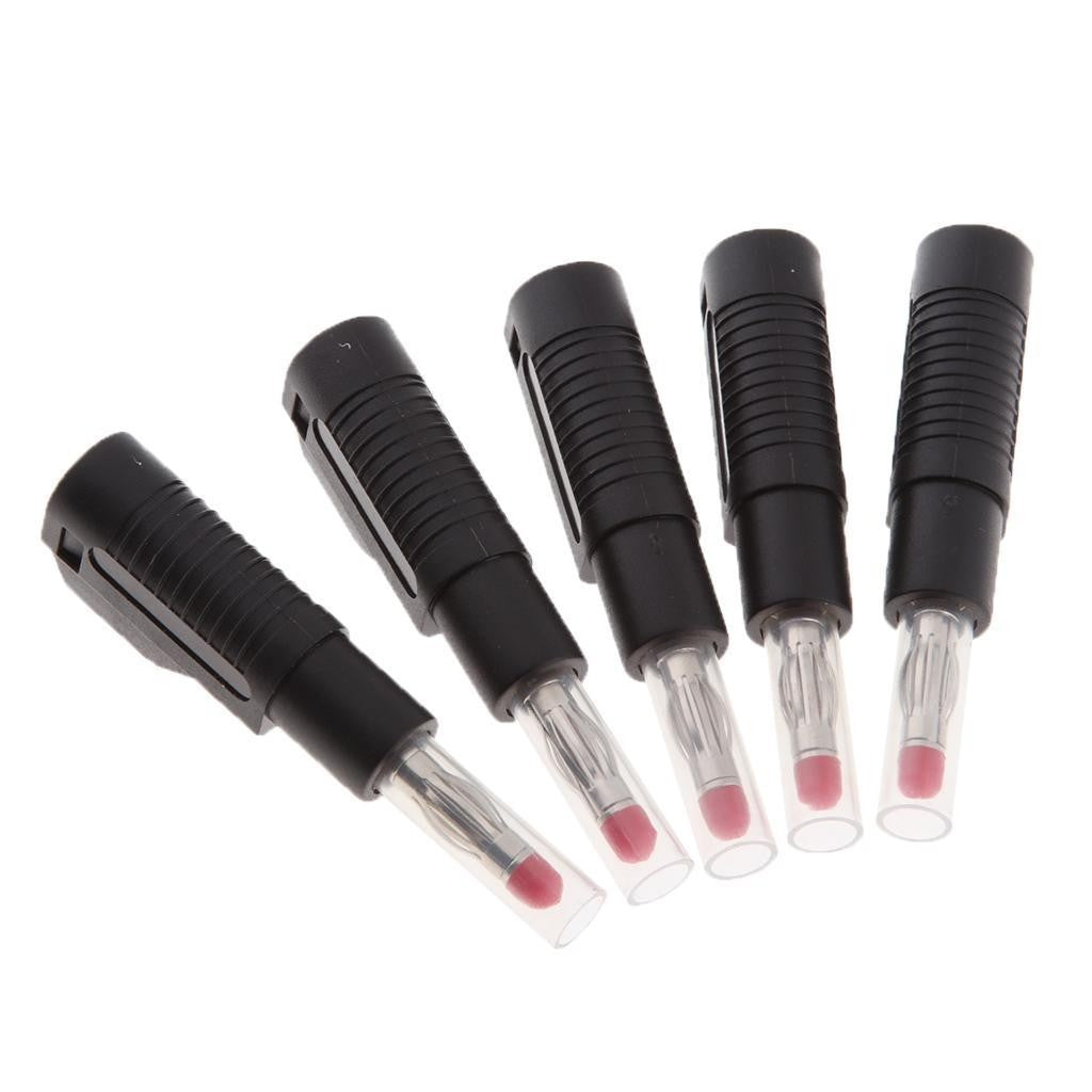 10Pieces 4mm Banana Plug for Test Probe Instrument Meter