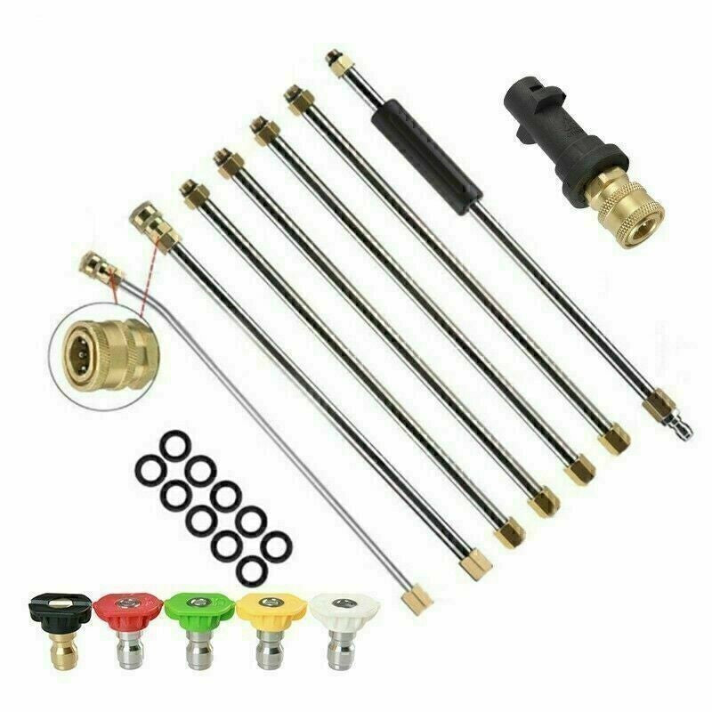 For Karcher K2-K7 Pressure Washer Gun-Extension Rod-Lance with Adapter Parts