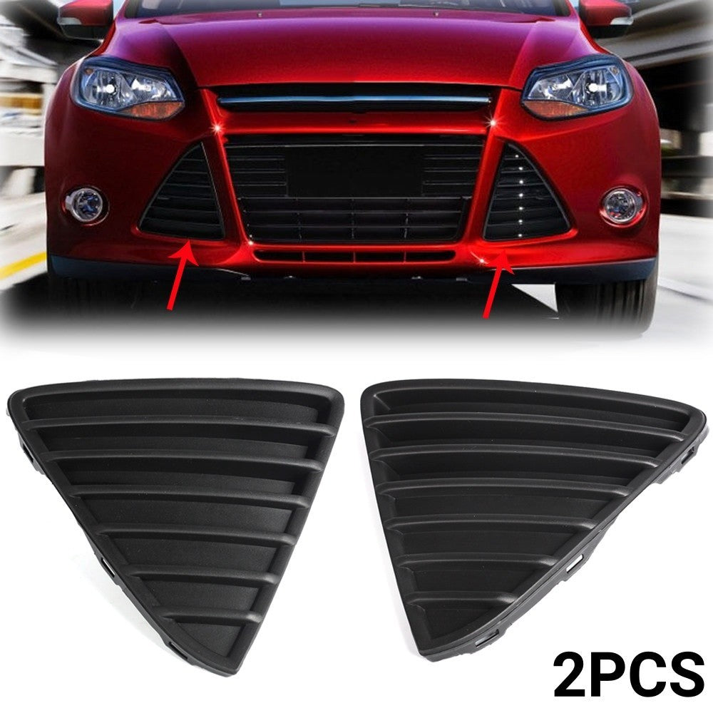 For 2012-2014 Ford Focus Front Bumper Grille Vent Cover Triangle Grill