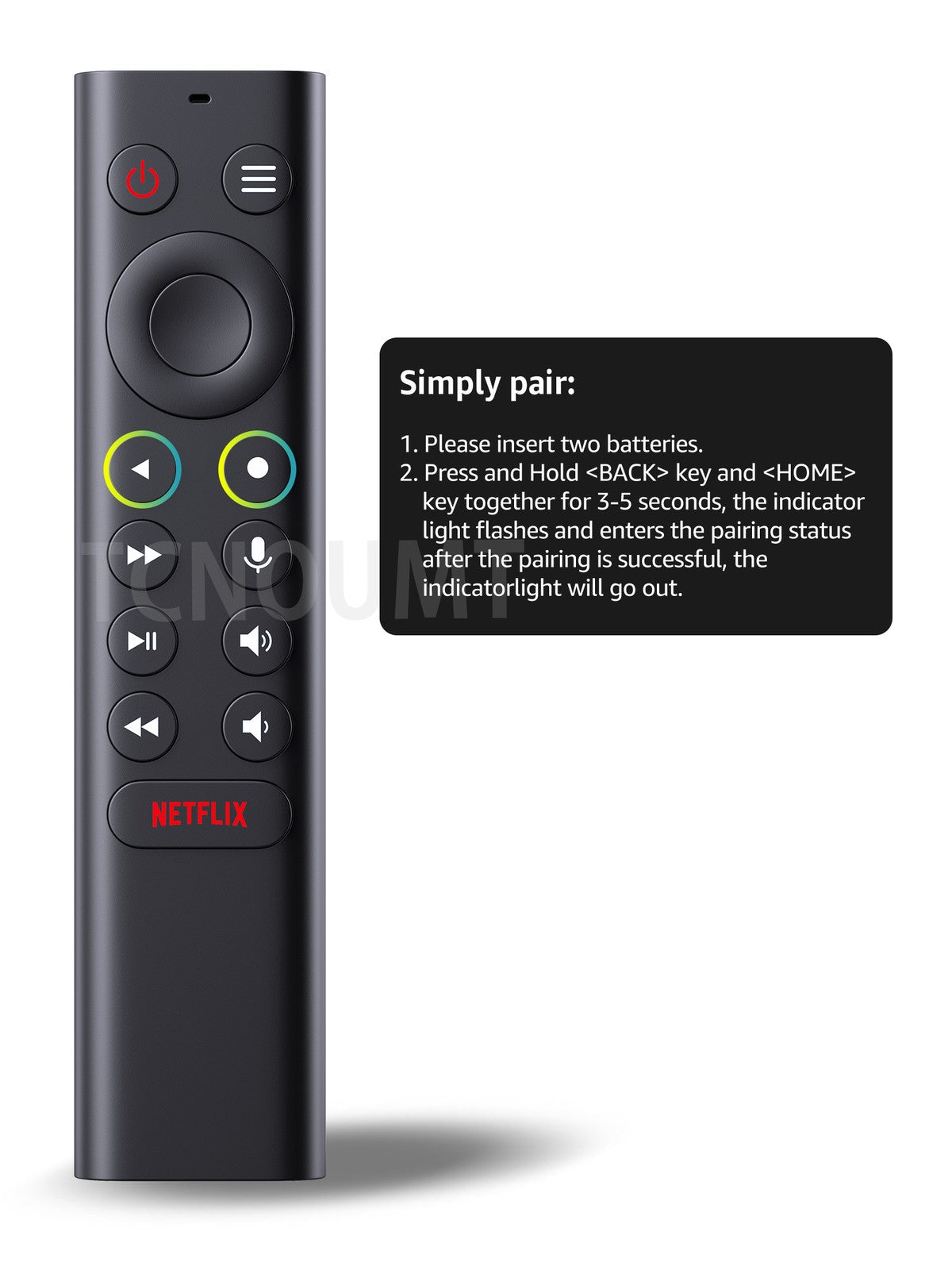 P3700 Voice Remote Control For Nvidia Shield TV 2015 2017 2019 with Backlight