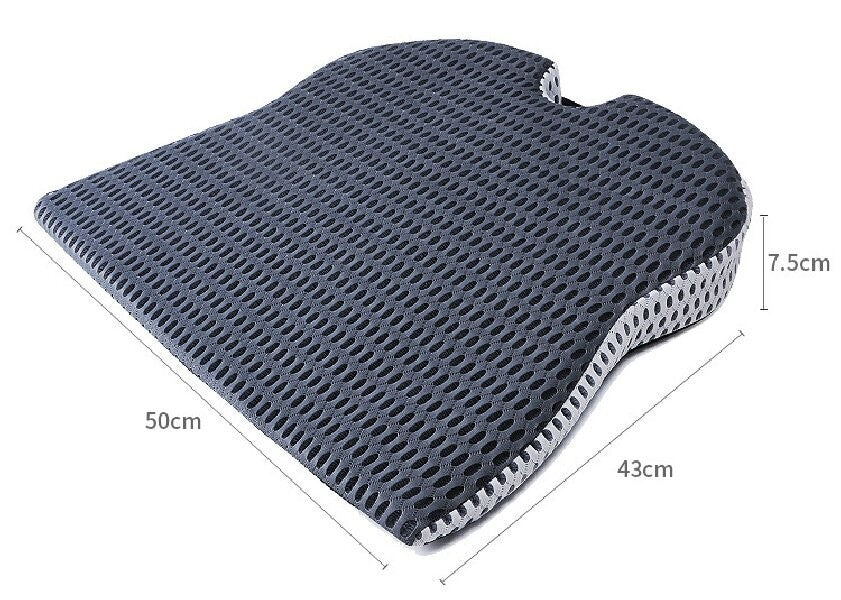Memory Foam Thick Car Front Seat Cushion Office Chair Wedge Breathable Pad Mat A