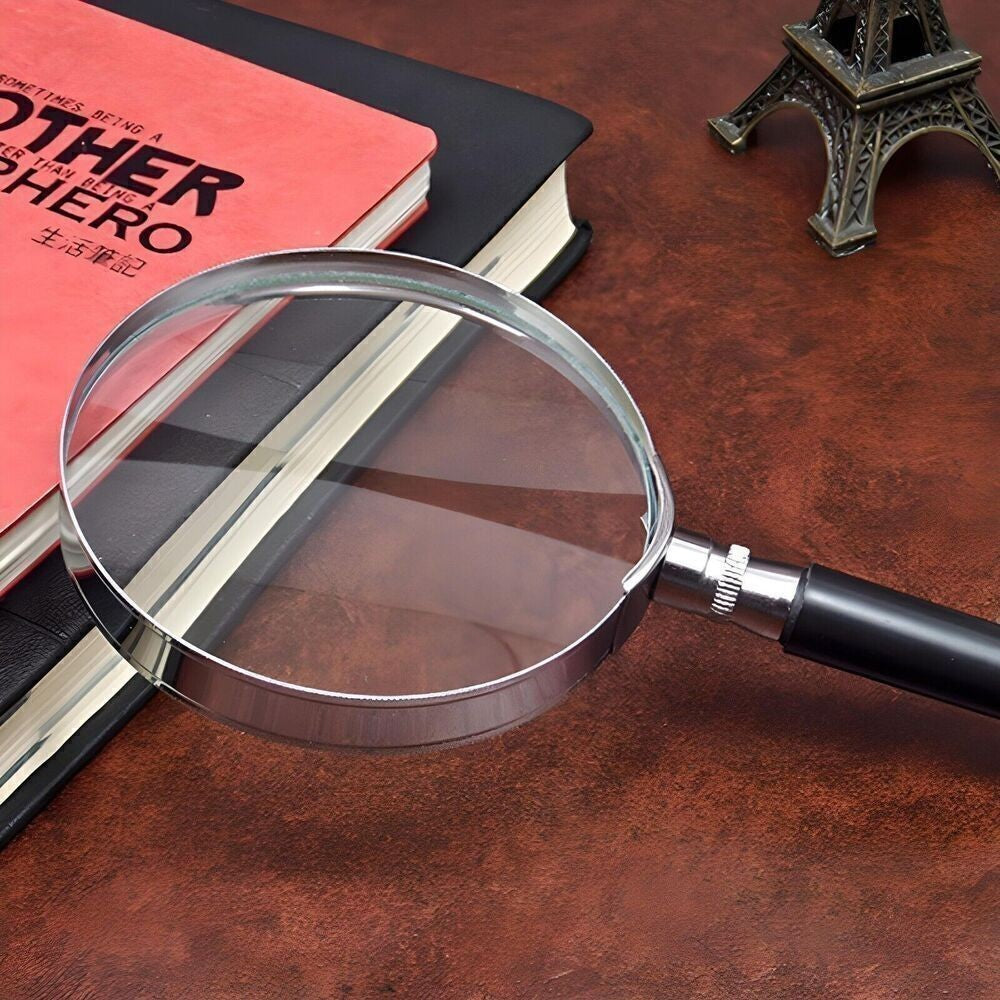 Magnifying glass 10x magnifying glass real glass hand reading magnifying glass