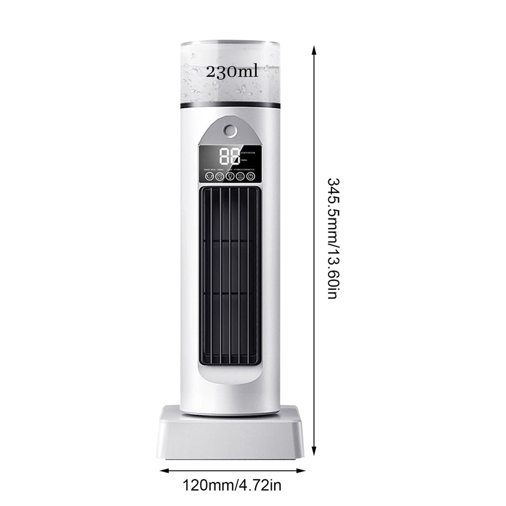 Portable Air Conditioner Tower Fan Standing Bladeless Quiet Cooler 6 Speeds