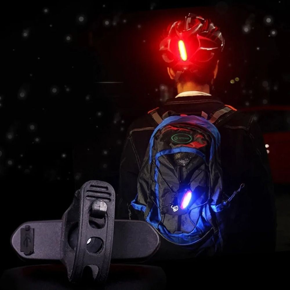 Night Riding Lights Rear Bike Tail Light  Fit On Any Bicycle/Helmet