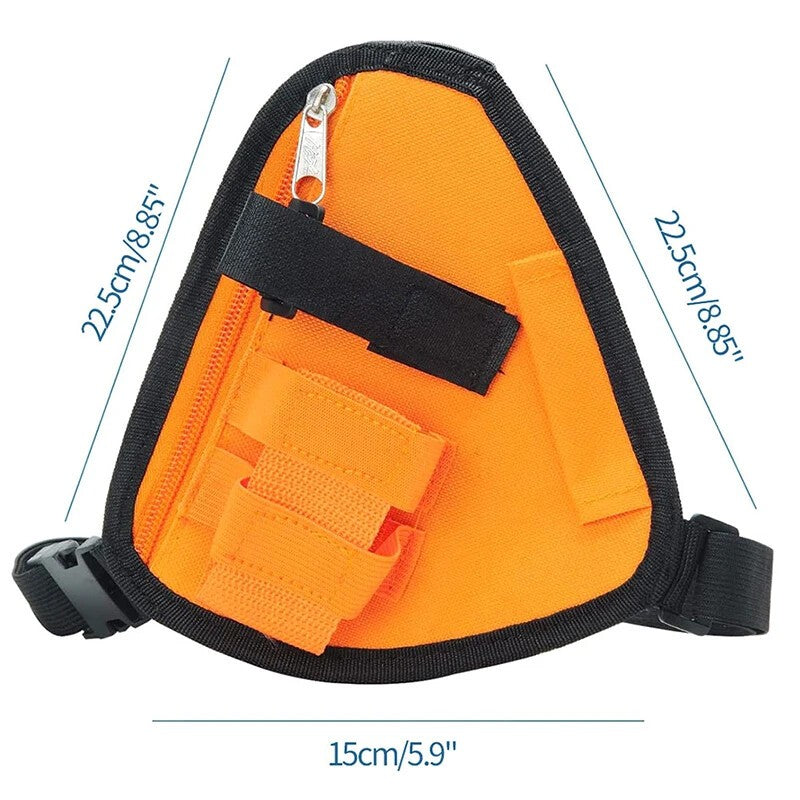 Radio Harness Bag Front Pack Triangle Chest Bag Pouch Walkie Talkie Adjustable