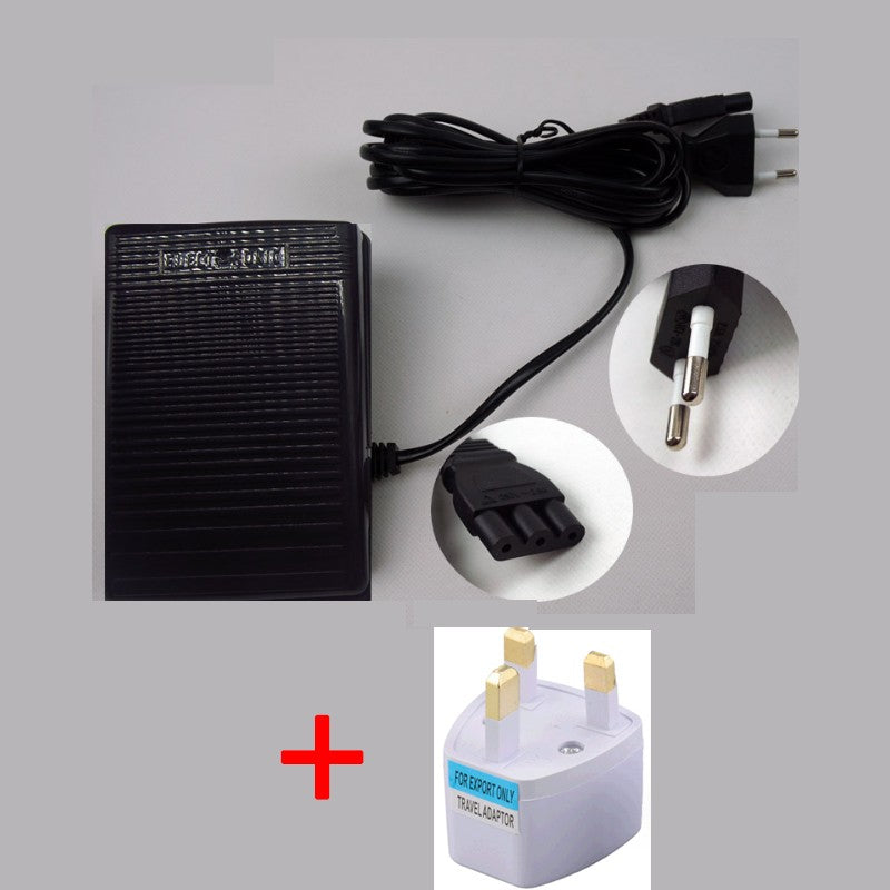 UK Foot Control Pedal 200-240V 50Hz&Power Cord For SINGER Janome Sewing Machine