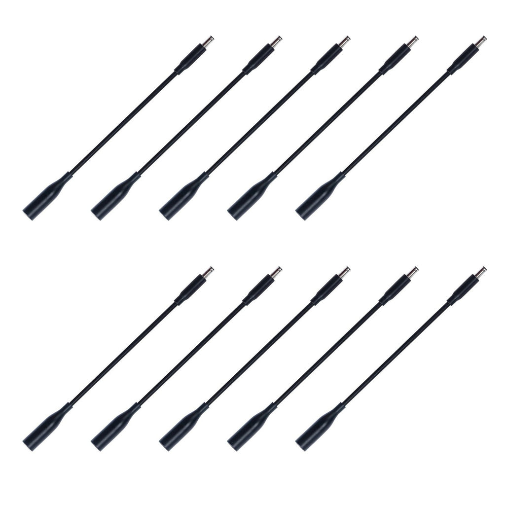 10PCS Dell Charger Adapter Cable 7.4mm Round Female To 4.5mm Male Plug New