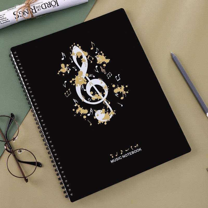 A4 Music Folder 60 Pages, Sheet Storage Bag, Piano Score, Choral Document Holder