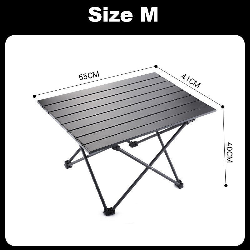 Folding Camping Table Portable Outdoor Picnic Desk Carbon Steel Compact Sturdy