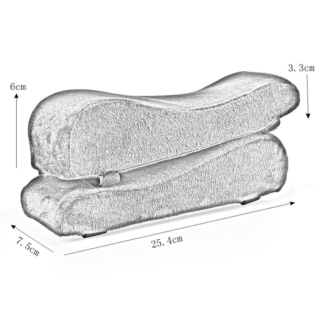 2 Pack Office Chair Armrest Pads Covers with Memory Foam for