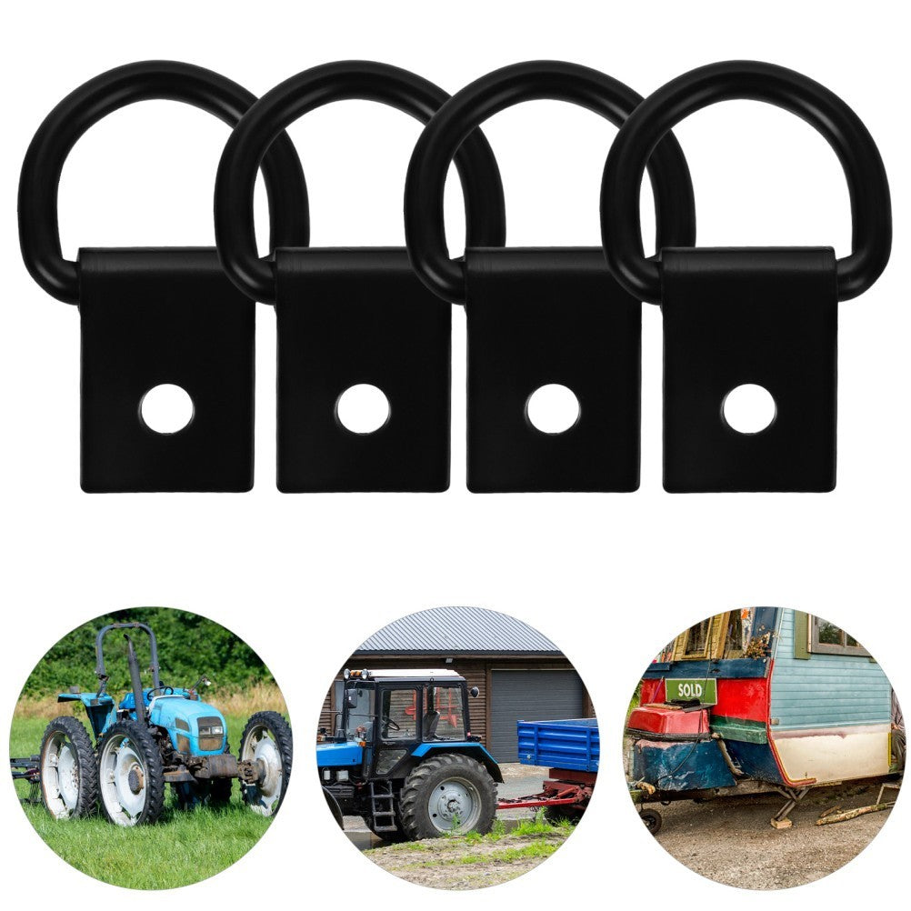 4 PCS D Ring Track Accessories Hooks Heavy Duty Camper Tie Downs