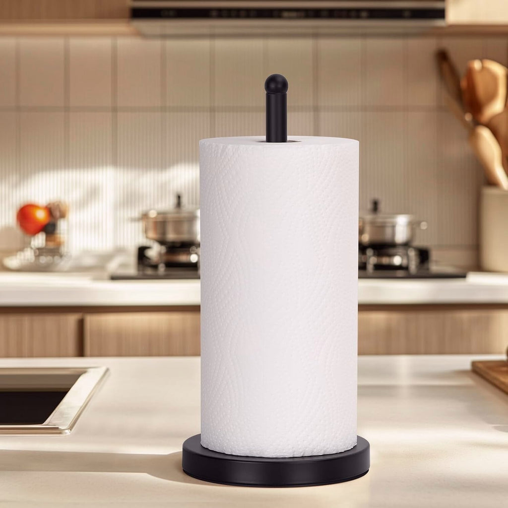Kitchen Roll Holder Sleek Modern Kitchen Roll Holder Black Silver Free Standing
