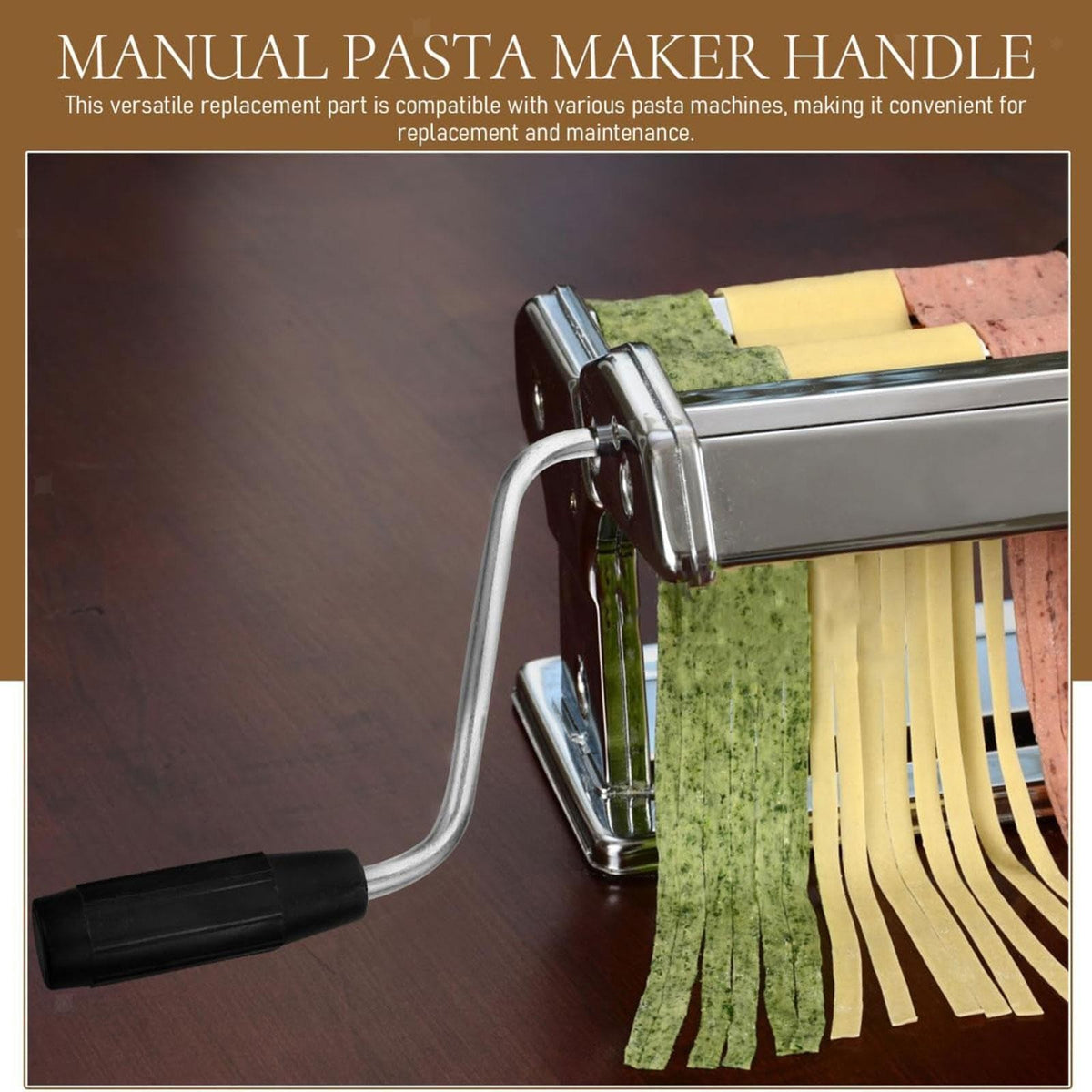 High-performance Pasta Machine Attachment with Handle And Crank, Hand Tool