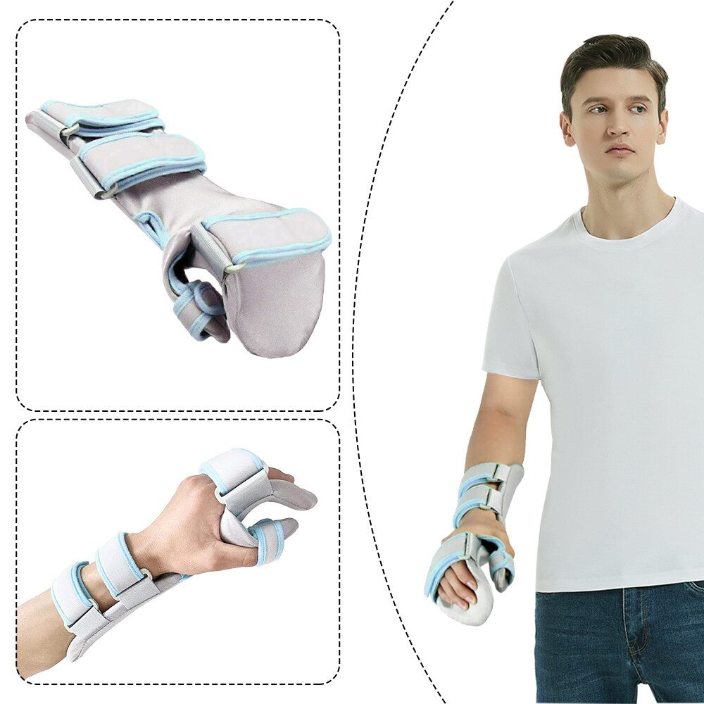 Left Hand Functional Rest Splint Forearm Wrist Support Fracture Injury Recovery