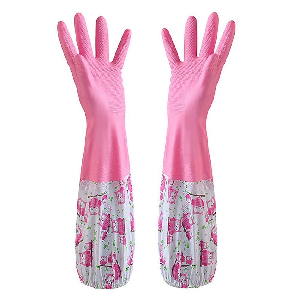 Long Cleaning Gloves Waterproof NEW Rubber Full Pond & Washing Gloves