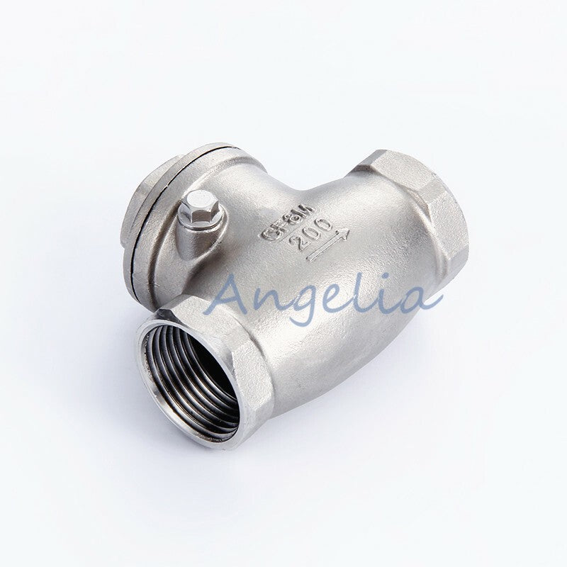 1/2" BSP Stainless Steel 304 Swing Check Valve 232 Psi Prevent Water Backflow