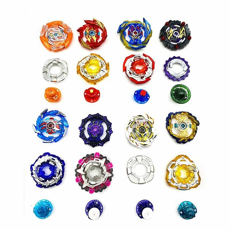 Beyblade Burst Set w/ Sparking Launcher Grip+Portable Storage Box Case UK SELLER