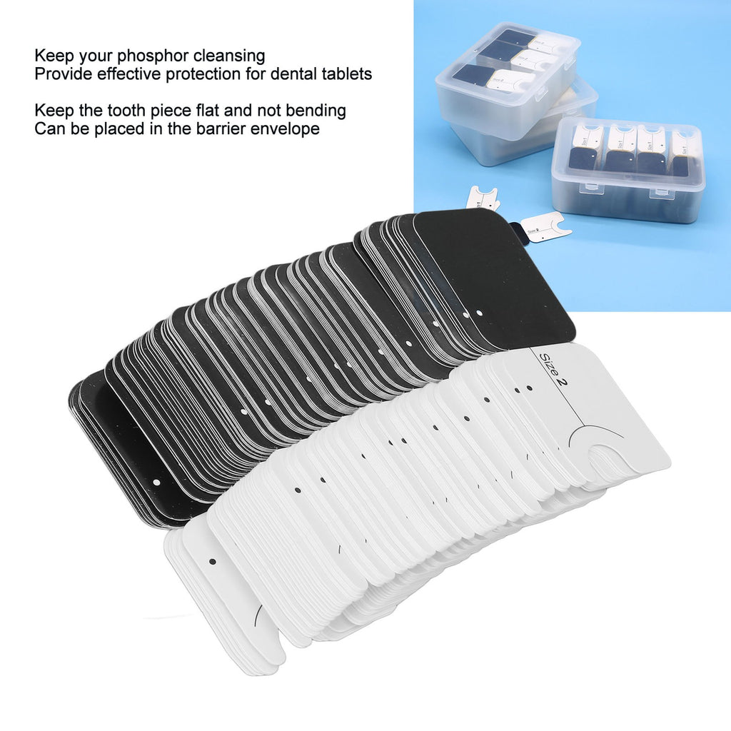 300pcs Phosphor Plate Paper Keep Cleansing Tooth Protective Paper Cards BST