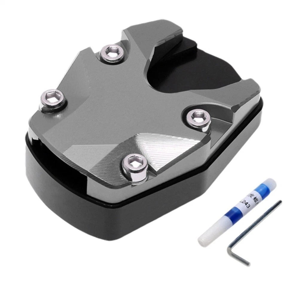 Kickstand Extender Foot Side Stand Extension Pad Support Plate Motorcycle Bikes