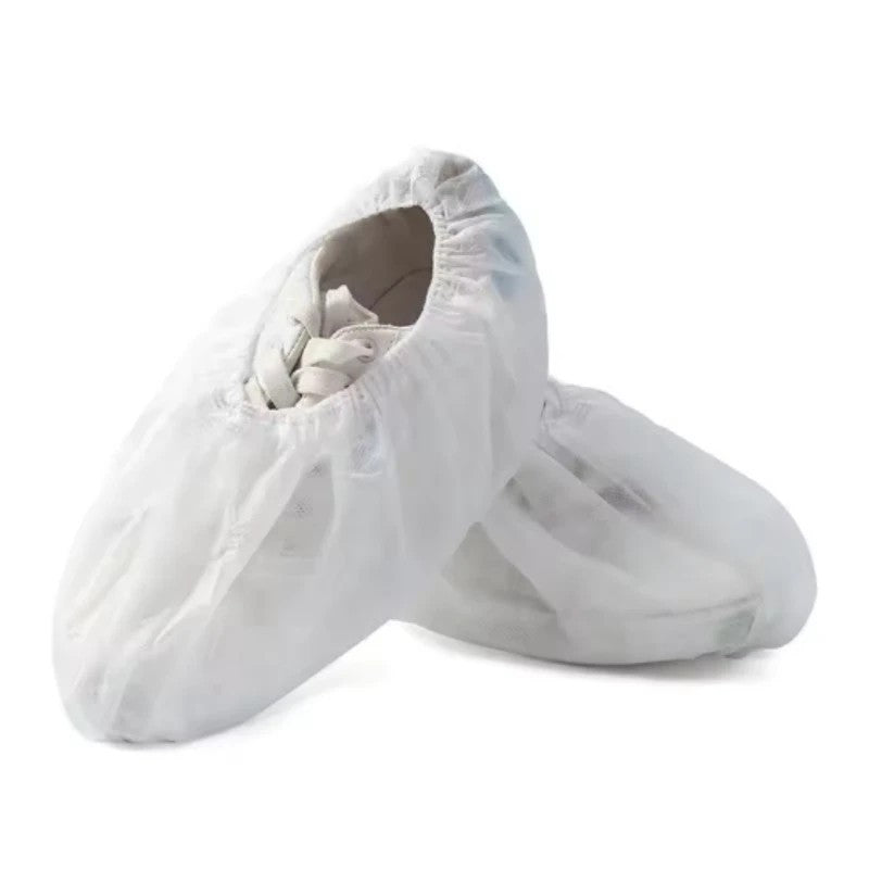 100-Pack Disposable Shoe Covers – Non-Slip Booties for Floor & Carpet Protection