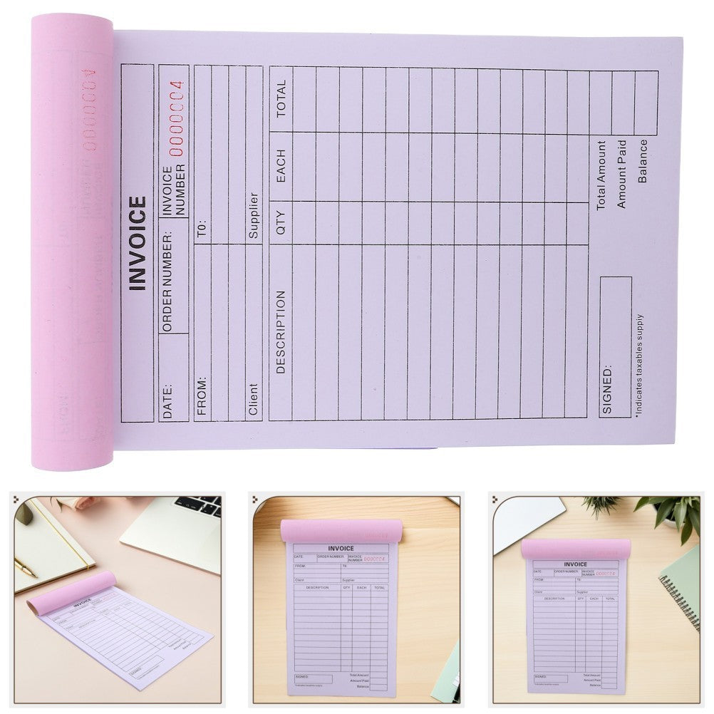 Purchase Order Book Mechanic Receipt Invoice for Financial Records