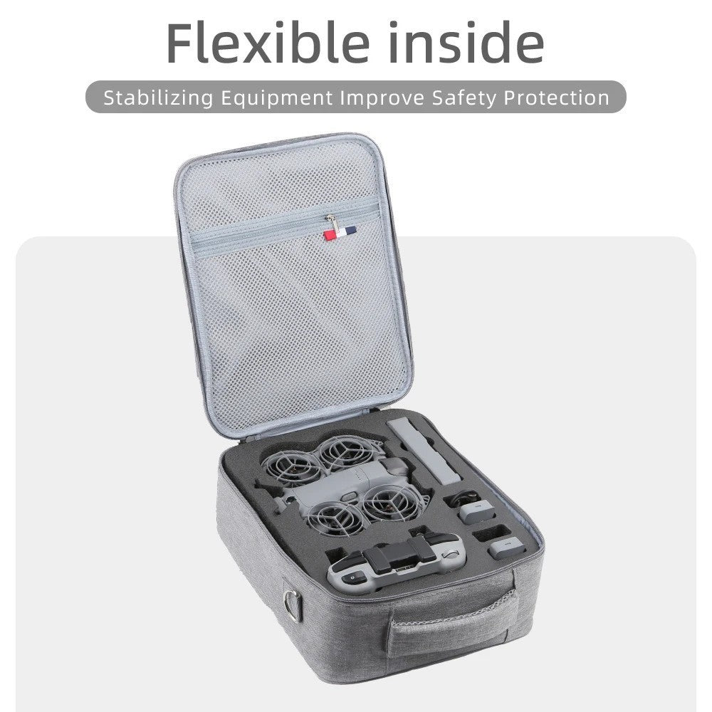 For DJI Neo 2 Drone RC-N3 Set Storage Shoulder Bag Portable Carrying Case Travel