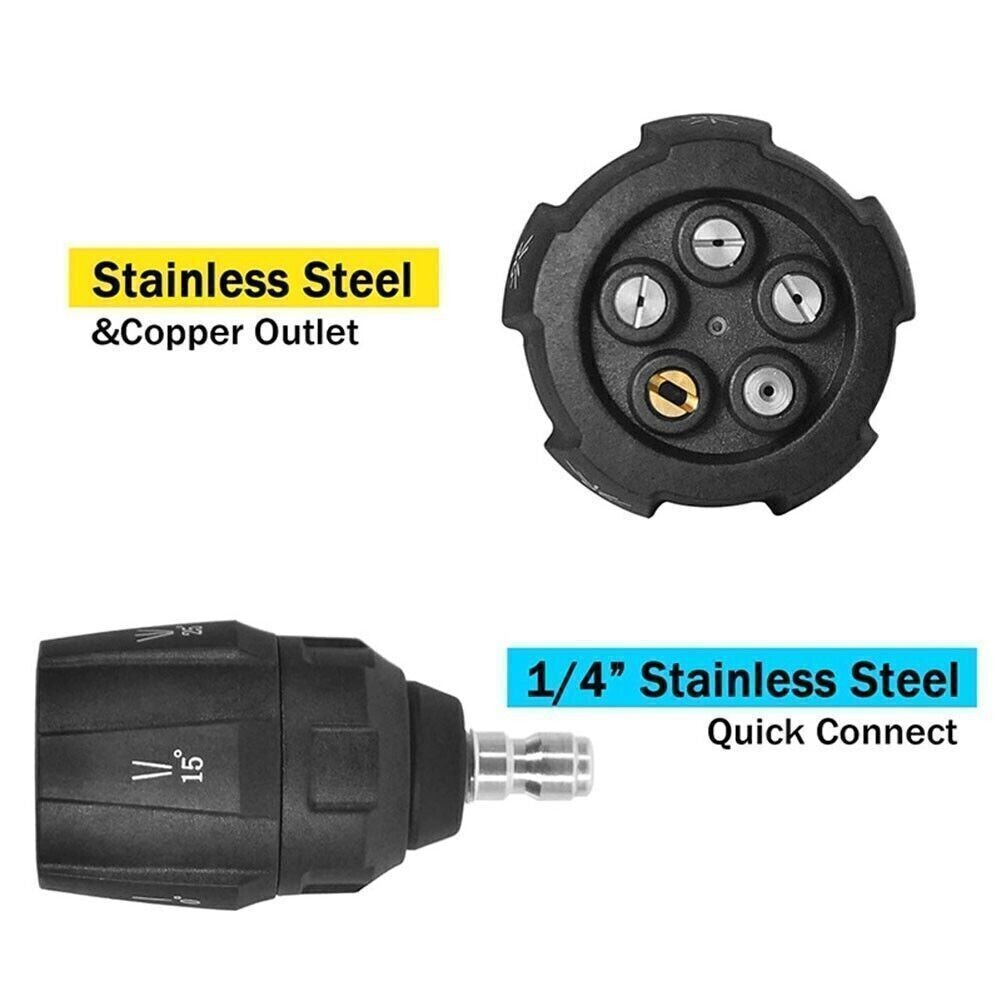 For Karcher K2 K3 K4 K5 K6 K7 Must Have 5 in 1 Pressure Washer Accessories
