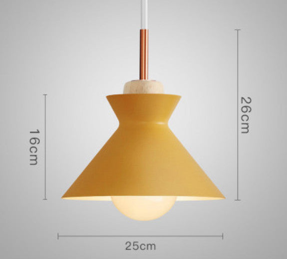 Wood Pendant Light Home Lamp Aluminum Chandelier Lighting Kitchen Ceiling Lights