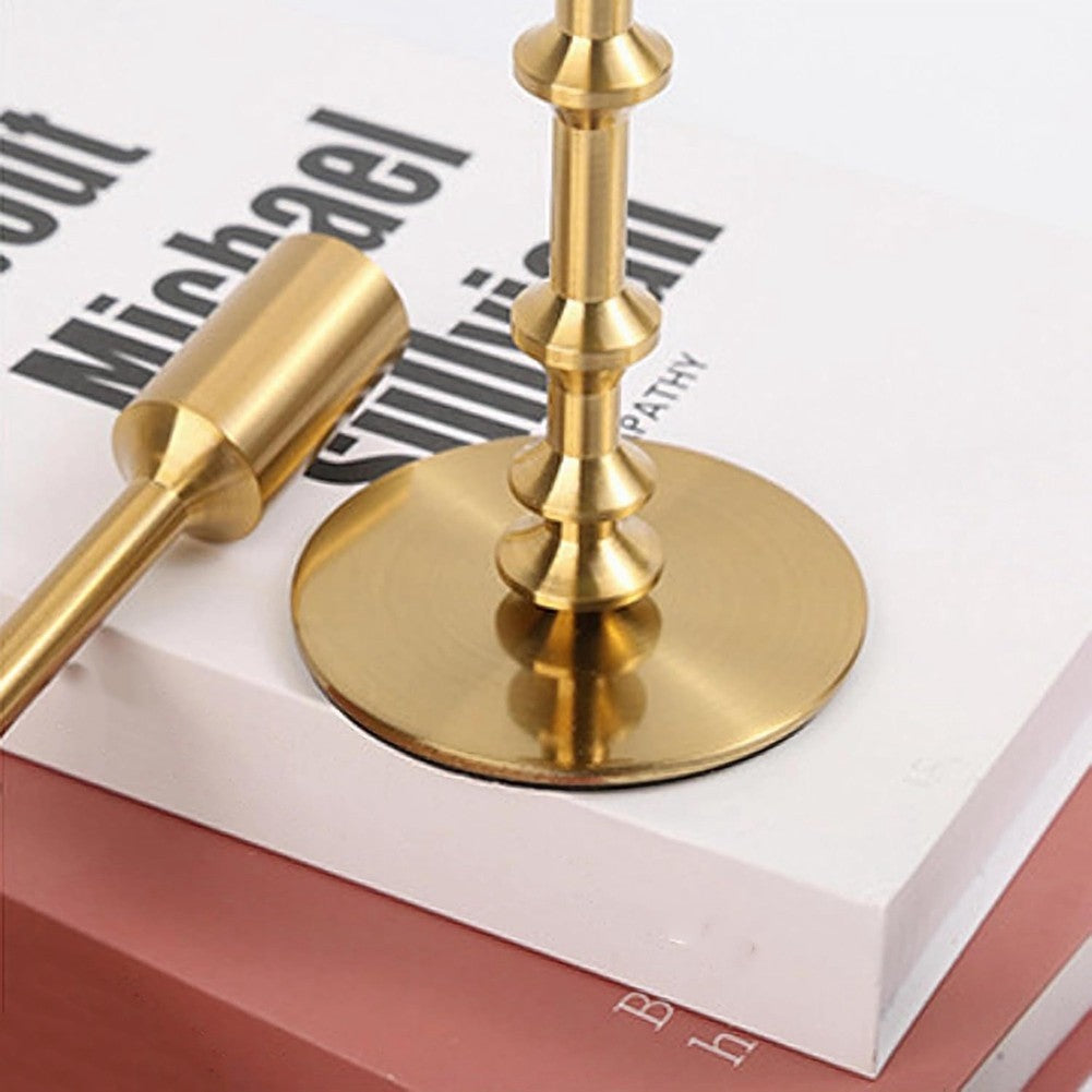 Gold Candle Holders,Modern Candle Stick Holders for Table Mantel Wedding