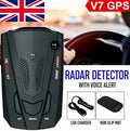 Car Radar GPS Speed For 16 Band V7 360°Police Safe Detector Voice Alert Laser