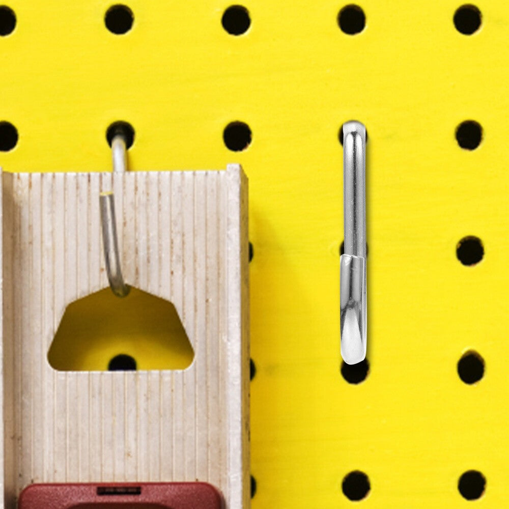 20pcs Metal Pegboard Hooks Garage Pegboard Board Hooks Shop Hanging Hooks