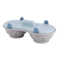 Microwave Cookware Cooker Egg Boiler Steamer Maker Poach Double Cup Eggs Poacher