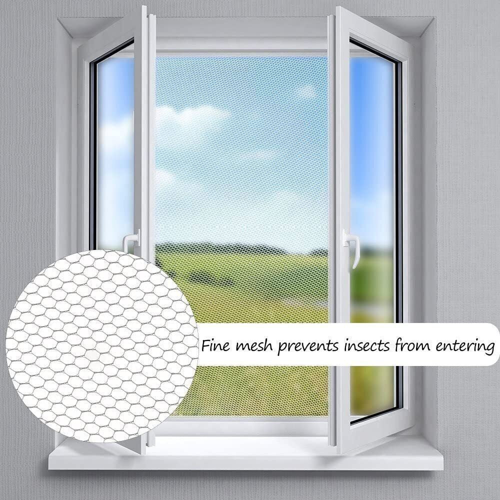 4 pack Window NET Mesh Screen FLY INSECT Mosquito Moth Insect Screen Netting