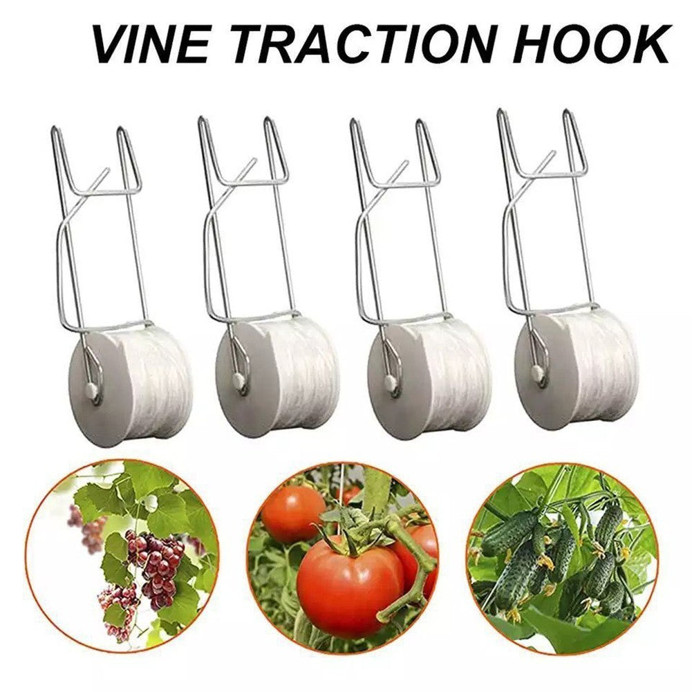 Metal Tomato Roller Hook for Multi Purpose Climbing Plant Support 1/6/10