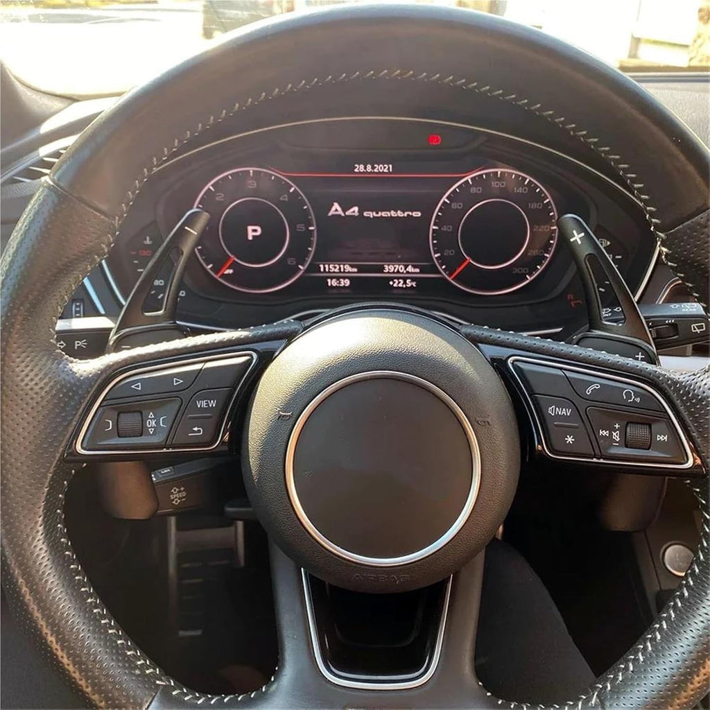 Extension Steering Wheel Shifter Paddle Shift For Audi A3 A5 S3 S5 Q5 Q7 TT TTS