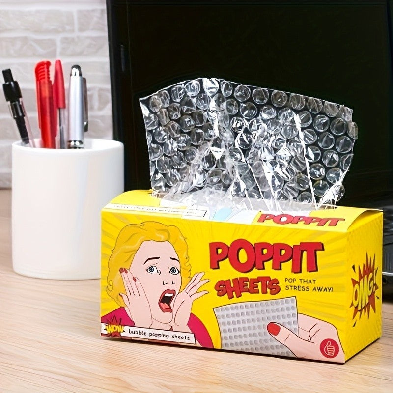 Take it easy! Bubble Paper Desktop relaxation tool bubble wrap Relieve stress