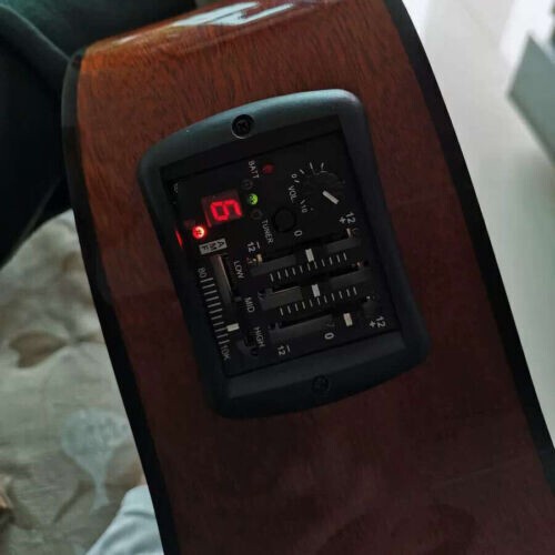 Acoustic Guitar Pickup 3 Band EQ Tuner Preamp Piezo For Yamaha Endpin
