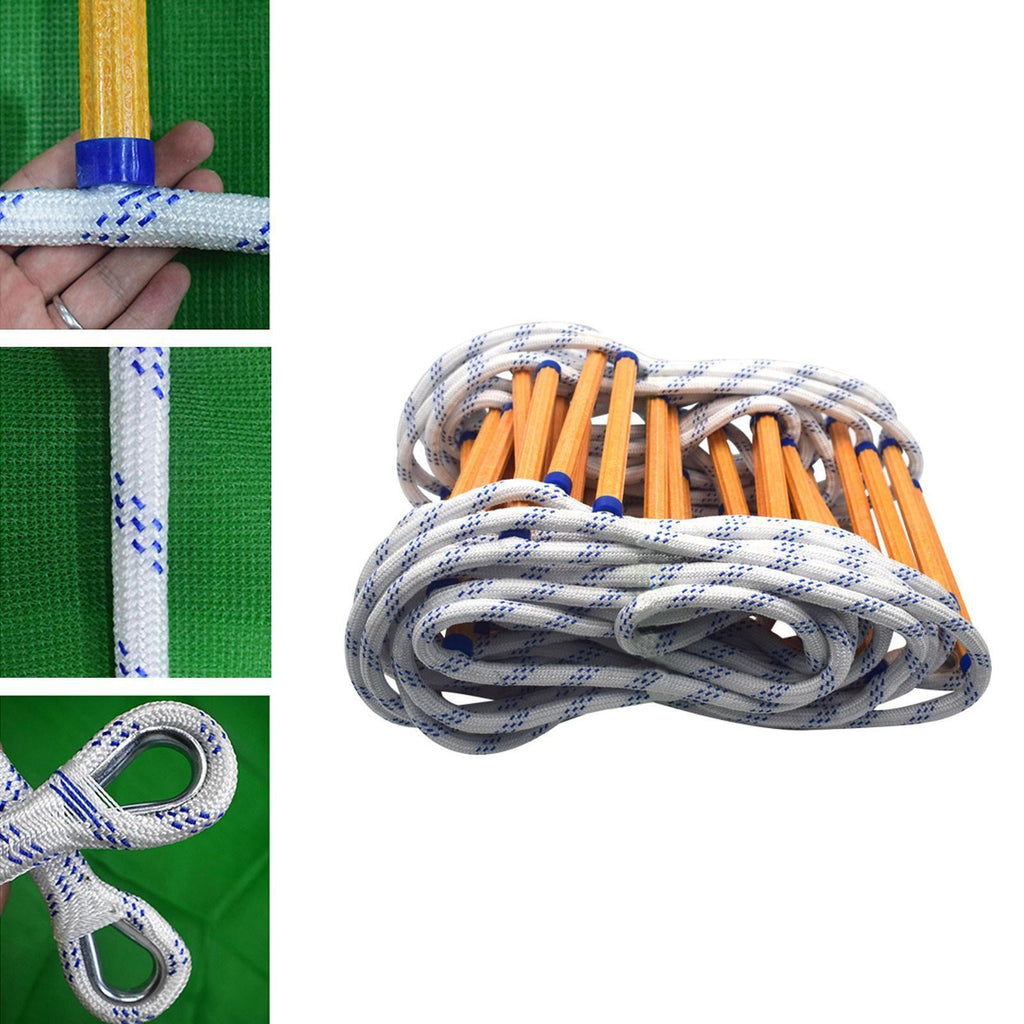 New Emergency Fire Escape Ladder Soft Rope Portable Kids Adults for Engineering