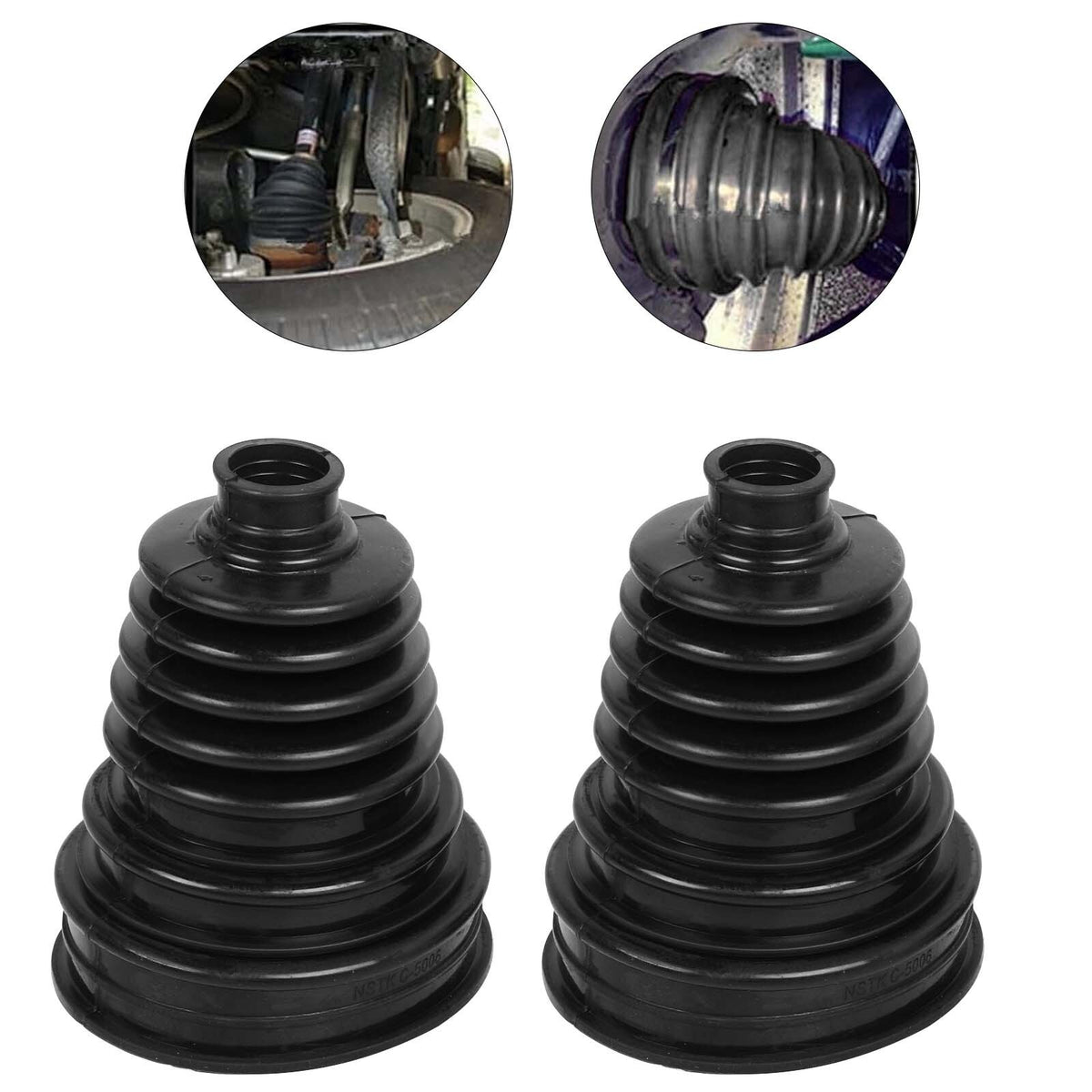 2X CV BOOT KIT STRETCHY UNIVERSAL FIT DRIVE SHAFT GATOR JOINT BOOT STRETCH SET