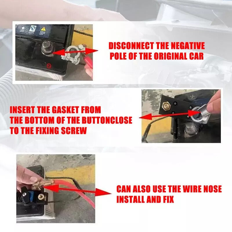 Car Battery Switch Isolator Terminal 12V 24V Quick Cut-off Disconnect Master uk