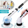 9 in 1 Cordless Spin Scrubber Turbo Scrub Tool Electric Handheld Cleaning Brush