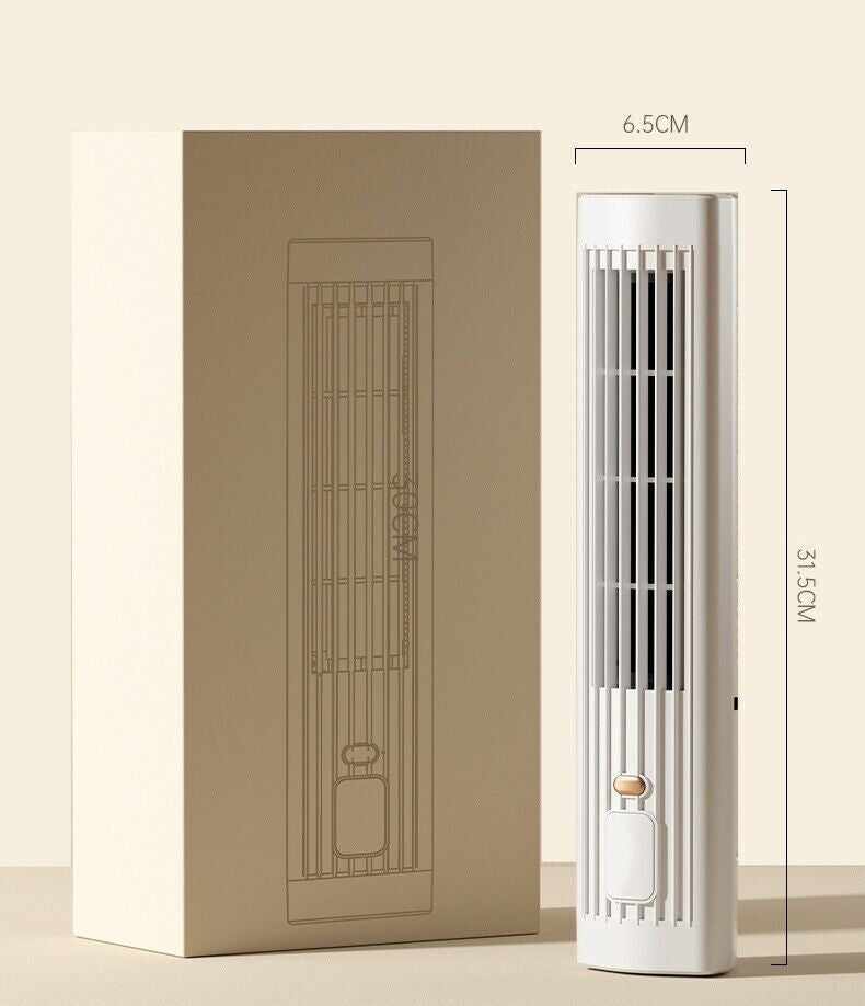 Shirem Cooling Ace portable air  cooling fan quiet with 3 speeds(White)