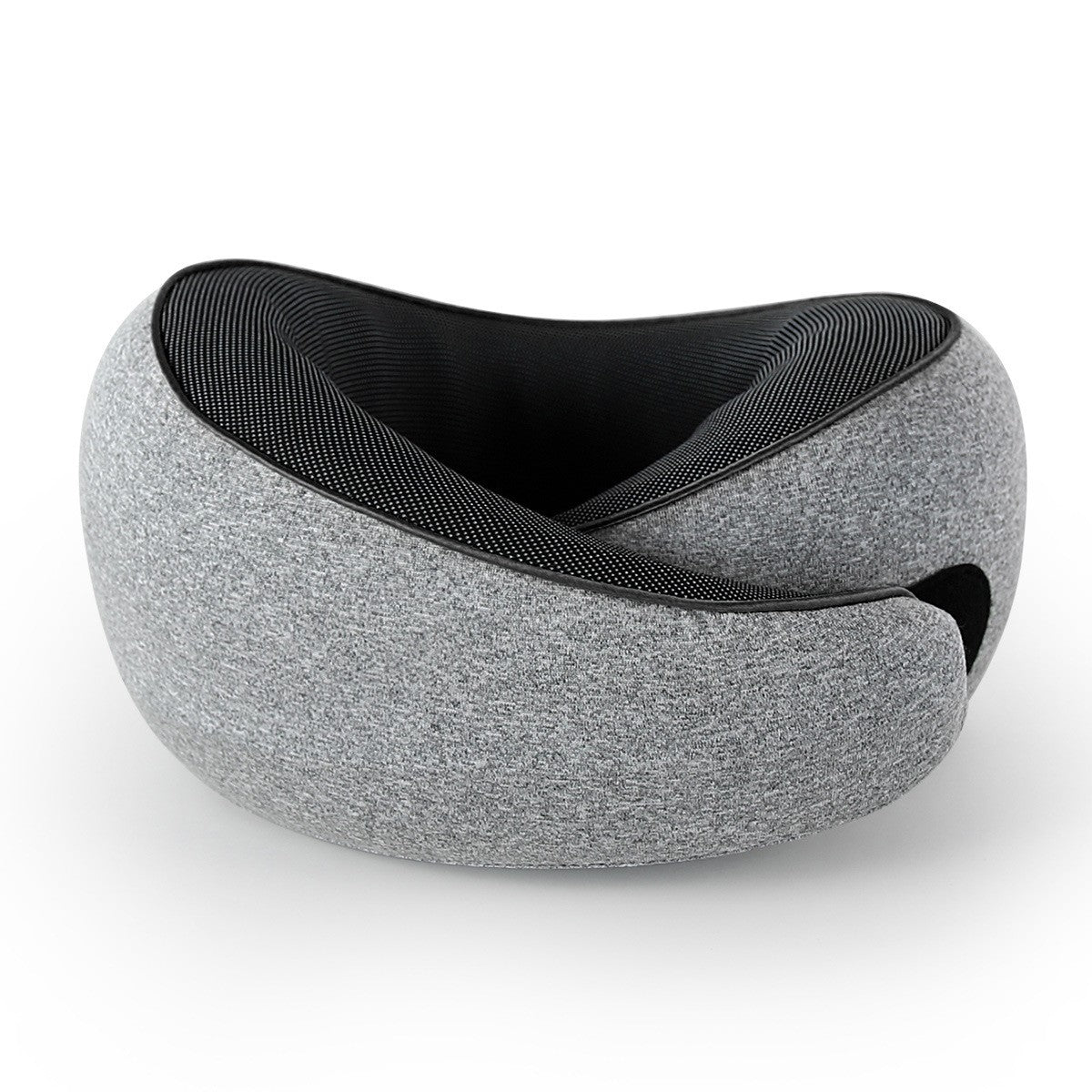 U Shaped Travel Pillow Memory Foam Magnetic Therapy Fabric Neck Support