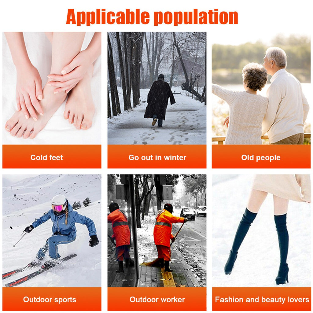 Heating Warm Heated Socks Electric Winter Men Women Ladies Thermal Feet Socks