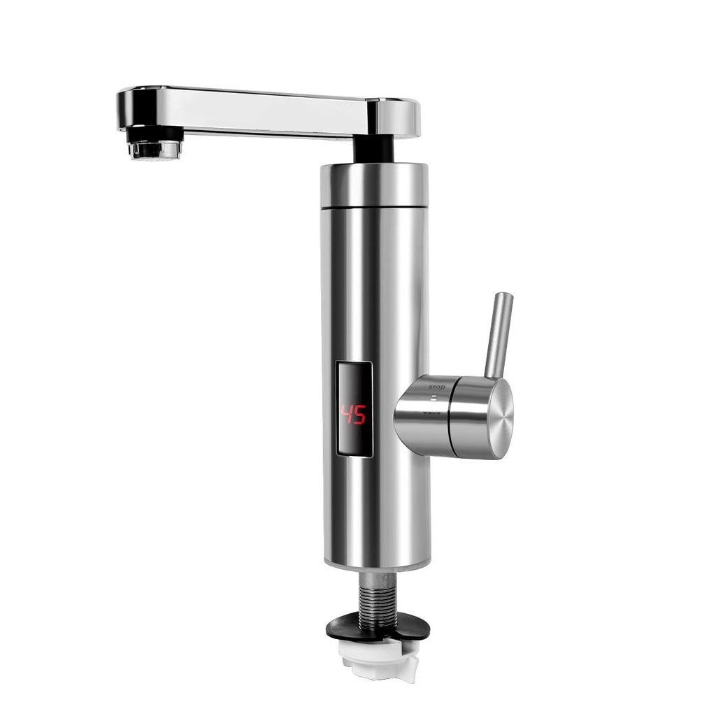 360° Electric Heating Tap Bathroom Fast Instant Hot Water Heater Kitchen Faucet