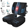 Lumbar Back Support Cushion Car Seat Pillow Memory Foam Pain Relief Office Chair