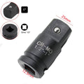 1/2 Inch Drive x 1 Inch Impact Socket Adapter Female to Male Cr-Mo