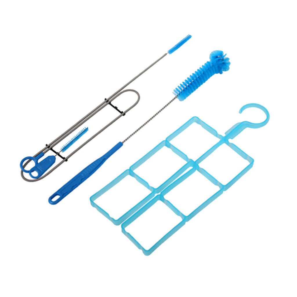Water Bag Cleaner 4 in 1 Hanger Pipe Hydration Bladder Brushes Cycling Hiking
