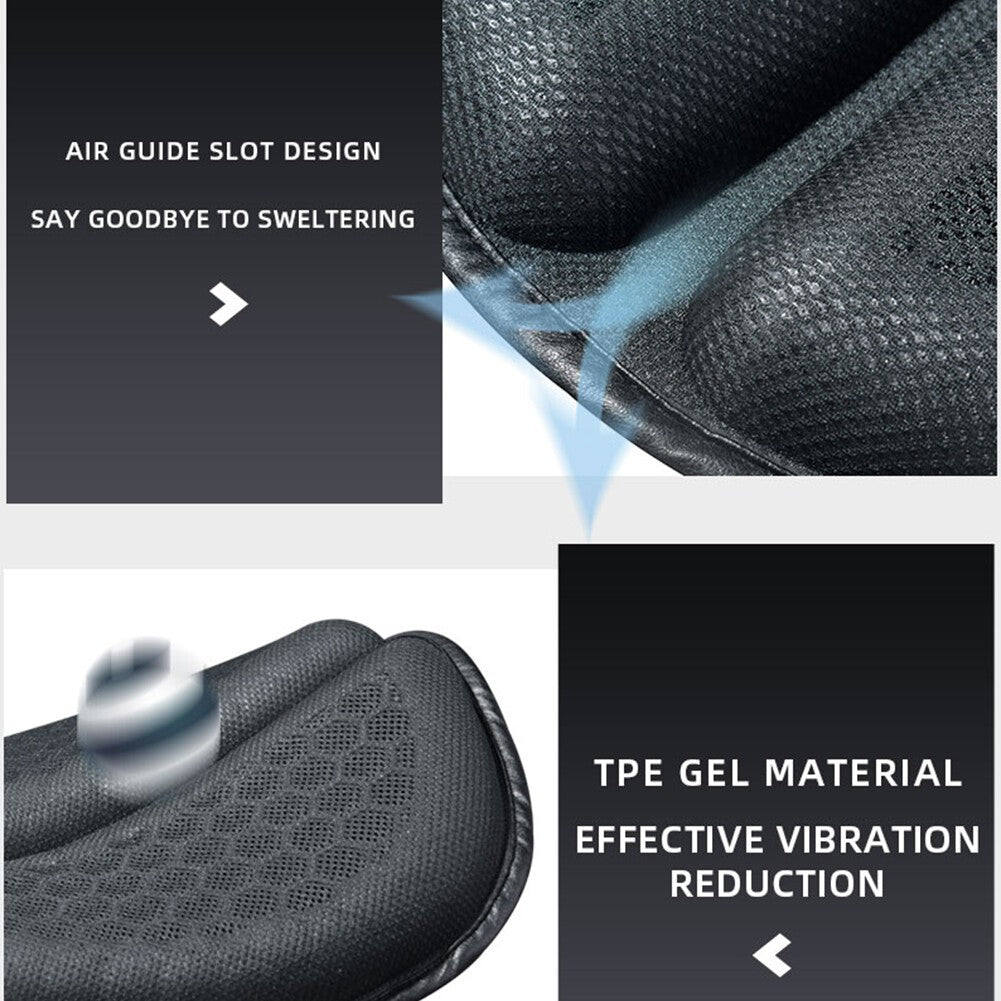 Motorcycle Gel Seat Pad Breathable Comfortable Motorbike Seat Pad for Long Rides