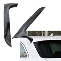 2xGloss Black Rear Window Side Spoiler Canard Splitter Trim